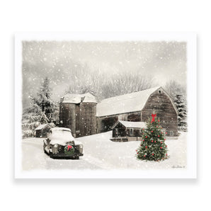 "Farmhouse Christmas" by Lori Deiter, Ready to Hang Canvas Art