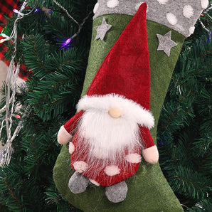Christmas Stockings,Large 3D Christmas Socks Gift Bag Children's Candy Christmas Socks Party Decor