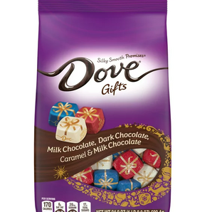 Dove Promises Christmas Stocking Stuffer Milk;  Dark & Caramel Chocolate