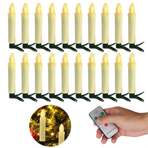 Flameless Candles Lights 10PCS Led Flickering Lights for Christmas Trees