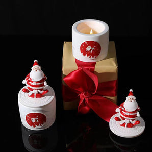 Christmas Comes Soy Wax Handmade Scented Candles Bedroom Decoration Essential Oil Scented Candles With Gifts