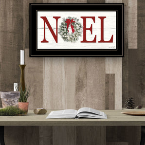 "Christmas Noel" by Lori Deiter, Ready to Hang Framed Print, Black Frame