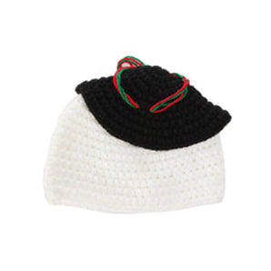 Handmade Wool Snowman Hat Knitted Baby Cap Funny Comfortable Photo Prop