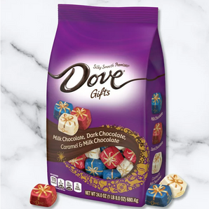 Dove Promises Christmas Stocking Stuffer Milk;  Dark & Caramel Chocolate