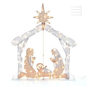 4 ft LED Holy Family Nativity(Christmas)
