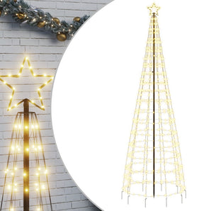 Christmas Tree Light with Spikes 570 LEDs Warm White 118.1"
